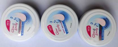 Glow & Lovely soft brightning moisturiser cream 12g x 3un