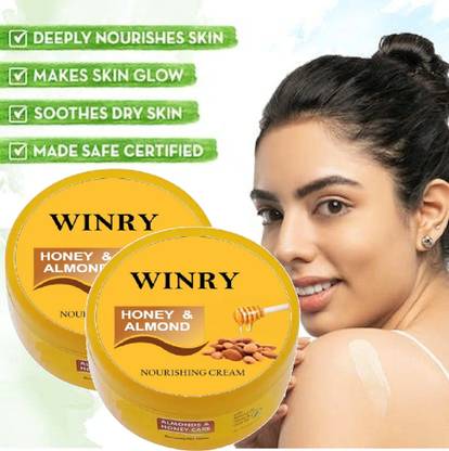 winry Oil Free Honey & Almond Cold Cream — Deep Nourishment for Soft