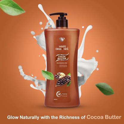 White Diamonds Cocoa Butter Lotion – Deep Moisturizing & Nourishing Formula | Soft, Smooth Skin