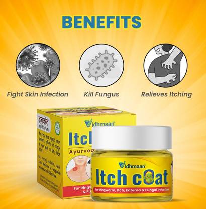Vidhmaan Ayurvedic ItchCoat Anti fungal Malam-Eczema,for Ringworm, itching,malam