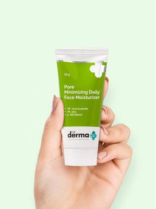 The Derma Co Pore Minimizing Daily Face Moisturizer with 3% Niacinamide 3% PHA and p-REFINYL
