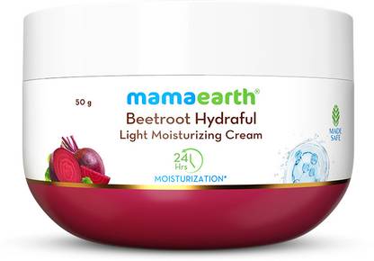 Mamaearth Beetroot Hydraful Light Moisturizing Cream with Beetroot and