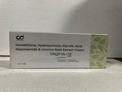 AURABLISS Crotolite Glutathione , GlycolicAcid & Licorice Extract Cream