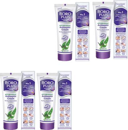BOROPLUS Ayurvedic Antiseptic Cream For Multipurpose Uses Pack of -120ml x 4