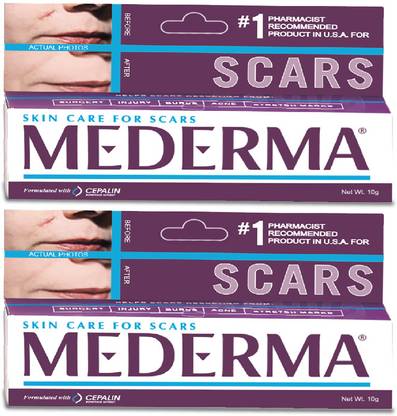 MEDERMA Scar Removal Gel (10 GM) Pack of 2