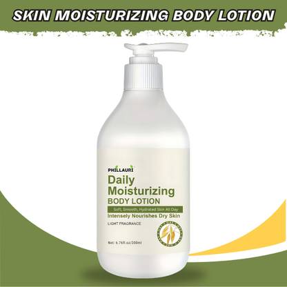Phillauri Daily Moisturizing Body Lotion with Gentle Aroma and Non Sticky for Men & Women