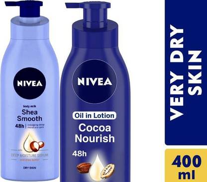 NIVEA Shea Smooth Body Lotion For Dry Skin_Cocoa Nourish Lotion