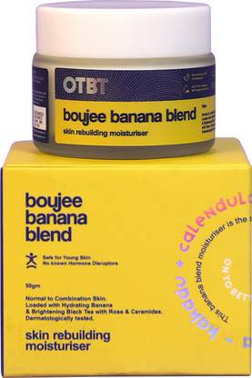 OTBT Boujee Banana Blend Repairing Moisturiser, Lightweight, Acne Safe, 50 g