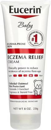 Eucerin Baby Ezema Relief Cream Fragrance Free (226 g)