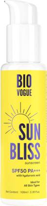 Biovogue Skinscience Sunbliss Sunscreen SPF 50+ PA+++ For Deep Moisturization | Non-Greasy