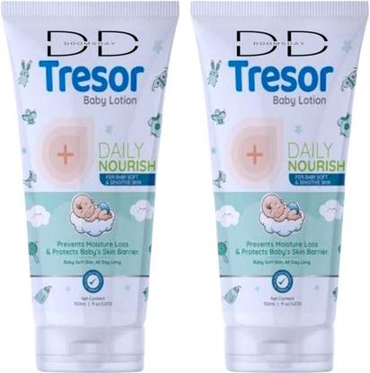 DOOMSDAY TRESOR BODY LOTION FOR BABY DAILY SOFT & SMOOTH SKIN PACK OF 150ml x 2