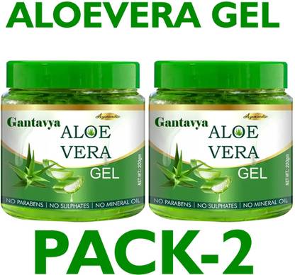 Gantavya 100% Pure Aloe Vera Gel for Acne, Scars, Glowing, Radiant Skin