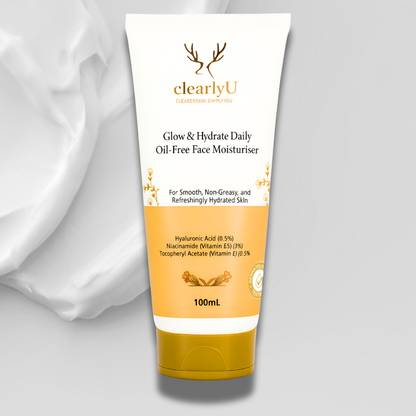 clearlyU Sebum Control Moisturiser for Non-Greasy Face Unisex 100 ml