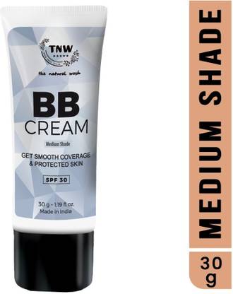 TNW - The Natural Wash BB Cream with SPF 30 Light Shade|For Daily Use|Matte Finish|Natural Coverage