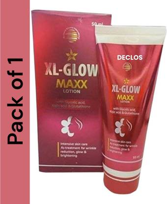 DECLOS xl glow maxx lotion skin glow and brightening