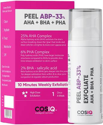 CosIQ ABP 33% Strong Exfoliating Peel AHA 25% + PH 6% + BHA 2% 30ml