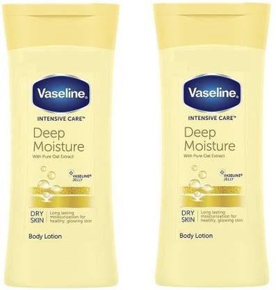 Vaseline Deep Moisture Intensive Care Body Lotion For Dry Skin pack fo 2(45ml + 45ml)