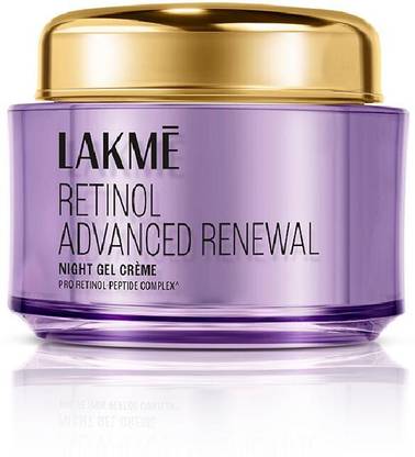 Lakmé Retinol Advanced Renewal Night Gel Creme Pro-Retinol Peptide Complex,