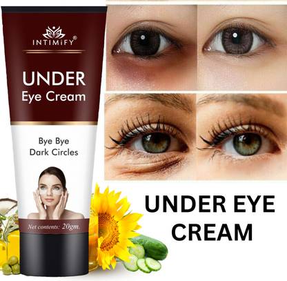 INTIMIFY Under Eye Cream for Dark Circles, Reduce Puffiness, Under Eye Wrinkle Cream