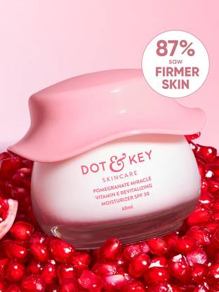 Dot & Key Pomegranate + Multi-Peptide Anti Ageing Moisturizer SPF 30 | Reduces Wrinkles