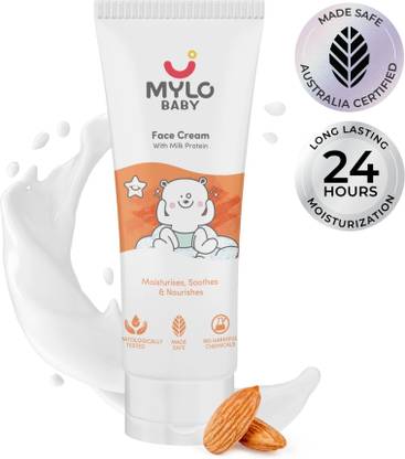 MYLO Baby Cream for Face | Dermatologically Tested | Soothes Skin Irritation
