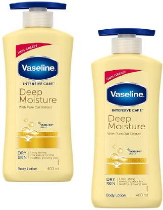 Vaseline DEEP MOISTURE BODY LOTION 400 ML, COMBO OF 2