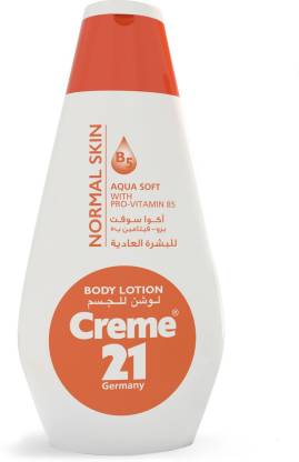 Creme 21 Aqua Soft Lotion for Normal Skin|With Vitamin B5 & E |For Men & Women
