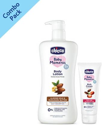Chicco Baby Body Lotion& Baby Rich Cream (Combo)