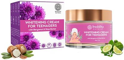 buddha natural Whitening Cream for Teenagers with Sunscreen for Radiant & Even Skin Tone