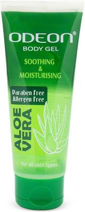 ODEON Aloe Vera Gel for Skin and Hair - Paraben & Allergen Free - 50ml