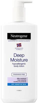NEUTROGENA Norwegian Formula Deep Moisture Hypoallergenic Body Lotion For Dry Skin