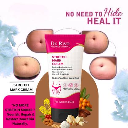 Dr rivo professional Stretch Mark & Scar Fading Cream | Deep Moisturizing & Skin Regeneration |