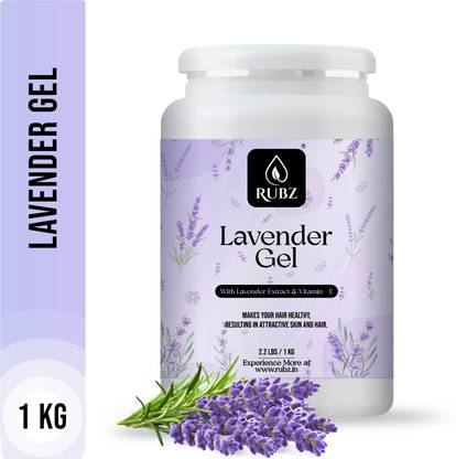 Rubz Lavender Gel for Face Moisturizing, Multipurpose Beauty SkinGel |For Spa-Salon