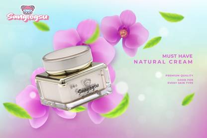 Sanglogsu L- Glutathione Cream for Skin Whitening, and Glass Skin, Enrich with Vitamin c
