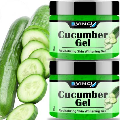 Livincy facegel combo glow right cucumber gel antiageing gel for pollution gel skincare
