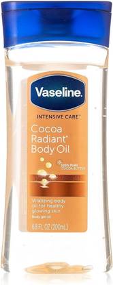 Vaseline Intensive Care Cocoa Radiant Body Gel Oil, 6.8 Ounce