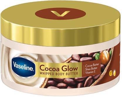 Vaseline Cocoa Glow Whipped Body Butter Cocoa & Shea Butter for Glowing Soft Skin