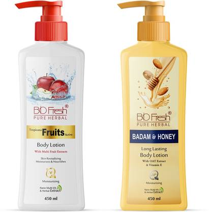 Biofresh Herbal Tropicana Fruits & Badam -Honey/ Winter Body Lotion /Smooth Skin/Fresh