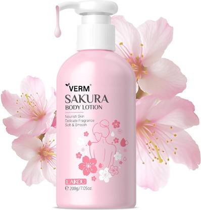 VERM LIQUIDS Sakura Body Lotion | Hydrating Smooth Glow