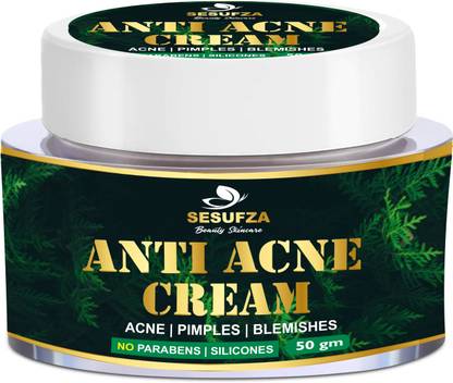 SESUFZA Anti Acne Cream, Pimple Marks, Acne Scar, Pigmentation, Dark Spot Remover cream