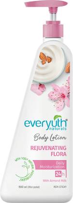 Everyuth Naturals Rejuvenating Flora Body Lotion| For Deep Hydrating Skin Nourishment  (500 ml)