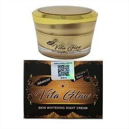vita glow Advanced skin whitening Night cream with no side effects 100% Original Cream