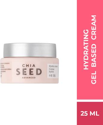 The Face Shop Chia Seed Hydro Cream with Vitamin B12 & Chia Seeds, 24HR Intense Hydration