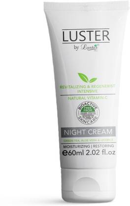 Luster Night Cream Revitalizing & Regenerist Intensive (Natural Vitamin - C)
