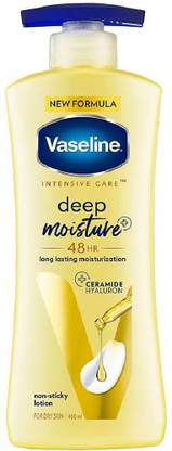 Vaseline Deep Moisture Body Lotion | For Cushion Soft Skin| With Ceramides Hyaluron
