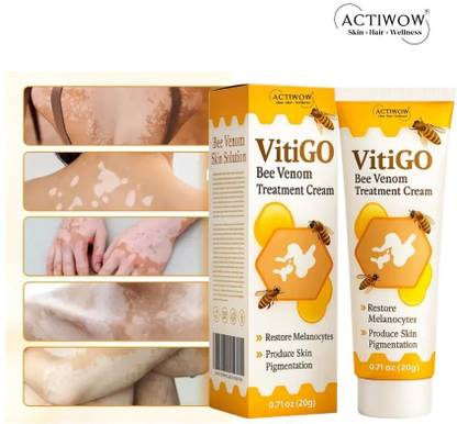 ACTIWOW Vitigo Bee Venom Cream for Glow Enhancing Cream Moisturizer