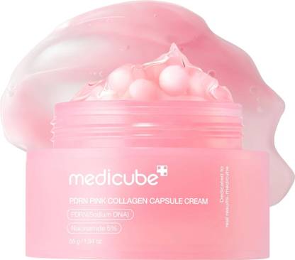 Medicube Salmon DNA PDRN Pink Collagen Cream – Hydrating & Anti-Aging Capsule Formula