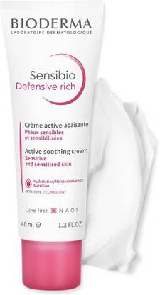 BIODERMA Sensibio Defensive Rich Active Soothing Cream Moisturization 12h Nutrition