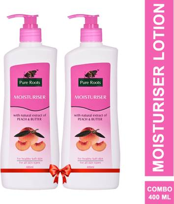 Pure Roots Moisturiser Lotion - Pack of 2 ( 400ml * 2 )