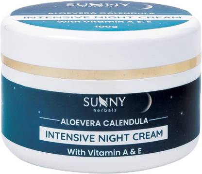 Sunny Herbals Aloevera Calendula Intensive Night Cream (Pack of 2)